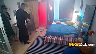 Exorcist Priest Blesses Her with Holy Water in Wild Action!