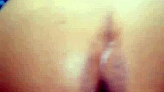 This girl with a big natural ass and tits is showing off her curves in a casual way