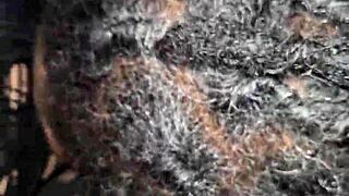 Angelg in lingerie lets me taste her orally