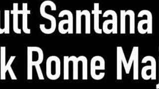 Milky white big butt Santana Red slammed by fat cock Rome Major