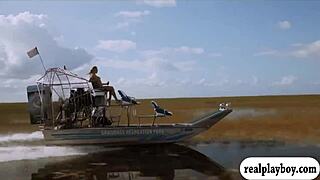 lovely badass babes visit cranky crocs in public