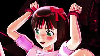 3D cartoon hentai with Haruka's charm