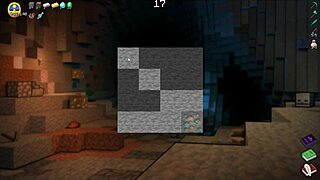 hornycraft parody hentai ep 49 with double creampie on alex's tight pussy