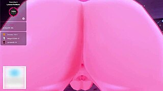 Bunny VTuber dominates you with a massive futa cock.