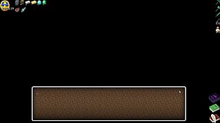 hornycraft parody hentai ep 49 with double creampie on alex's tight pussy