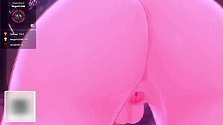 Bunny VTuber dominates you with a massive futa cock.