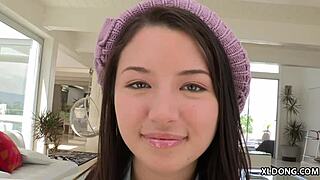 daisy summers enjoys big cock with her teen brunette charms