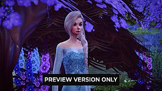 Frozen Betrayal 2 shows Elsa and Kristoff in wild public sex. 3D hentai outdoor action unfolds