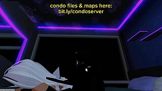 we fucked in the bed condo, deepthroating and blowing his cock