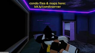 we fucked in the bed condo, deepthroating and blowing his cock