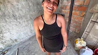 Just sent the neighbor to wash clothes, ended up getting a wild blowjob.