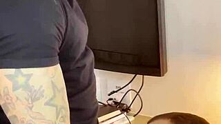 Hey, this tattooed hetero fucks the gay doctor bareback in hospital