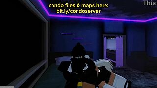 we fucked in the bed condo, deepthroating and blowing his cock