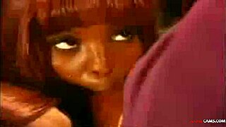 Mocha and Chocolade in office threesome