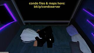 we fucked in the bed condo, deepthroating and blowing his cock