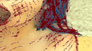 milf blowjob on dark big dick in hentai drawing