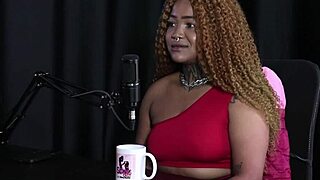 Black Duquesa shares her artistic name story and craves gangbang action in sheer red 😈💋