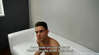 This czech gay casting features roman in hardcore sucking