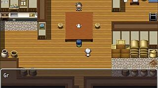 while i work, my friends tease the pervert grabbing their big tits