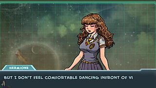 jasmine asks, 'ready to be trained as my slut, hermoine?' in bdsm game