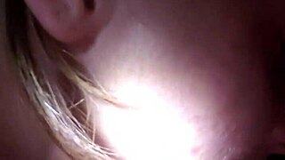 White Hoe Gives Best Late Night Blowjob