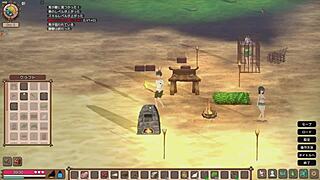 Oh wow, build that cage in Mad Island to boost the girl's favor and aim for intense wall butt action!