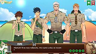 game friends camp ep 20 - joking with a photo in russian voice