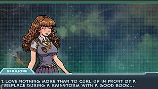 जैस्मिन पूछती है, मेरी स्लट बनने के लिए तैयार हो, हरमोइन? बीडीएसएम गेम में