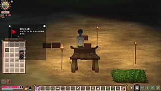 Oh wow, build that cage in Mad Island to boost the girl's favor and aim for intense wall butt action!