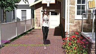 A wife and stepmother 26: homemade game with brunette amateurs