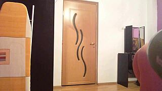 the naughty macarena dance in bedroom with natural tits