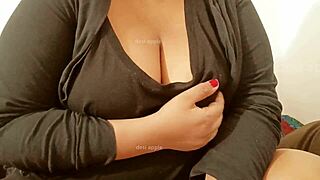 Big Tits Girl Shows Boobs to Brother