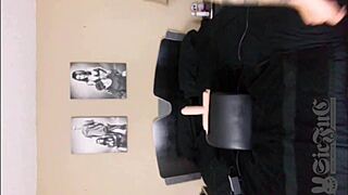 karma rx rides sybian machine with big dick teen pussy
