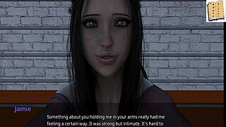 wvm 4 playing basketball with shauna in 3d anime game