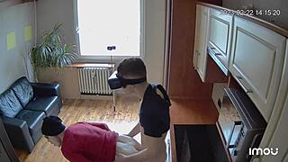 Bican Moans Loudly While Fucking On Kitchen Counter!