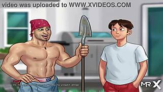 this milf rocks 69 at work in summertimesaga