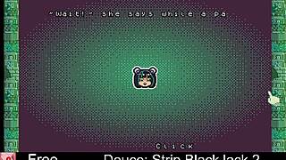 Damn, Deuce rips it in strip blackjack 2 with raw moves!