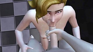 The Sims - FUCKS HIS FRIEND HARD IN 3D ANIME STYLE.