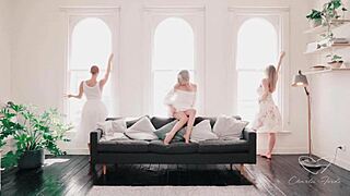 Sunshine teaser Charlie Forde, Laney Day, Fox Felina threesome licking on XRed full vid!