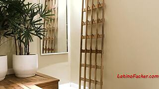 Jacuzzi Jive: Three Latinos Thrive in Bareback Action