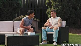 Intense Gay Shower Scene with JC Hunt and Ryer Owens Feels So Real