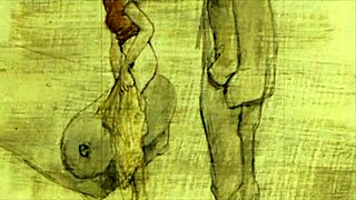 Vintage Erotic Drawings with Retro Cartoon Style