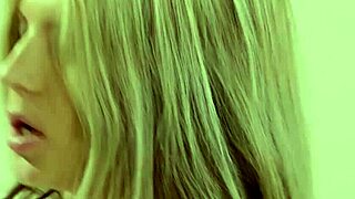 sensual couple in love banging on a romantic evening date