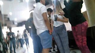 Irresistible Big-Assed Prostitute In Leggings