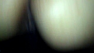 latina rides big black cock reverse cowgirl, part 2