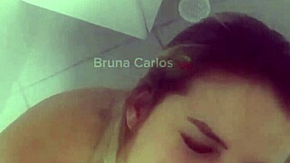 Blonde Wife Fucks in Hotel Bathroom