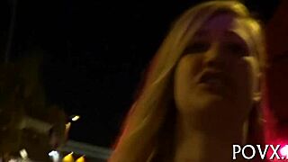 Roxy Lovette delivers rough, sloppy pov blowjob and intense fucking with shaved pussy on display