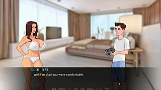 lust legacy hentai game ep 5 naughty photoshoot with step mom, so sexy