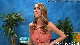 that teen babe is getting her ass massaged so hard, it's turning into hardcore sex 😏