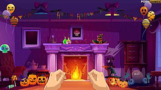 halloween house filled with intense cartoon sex scenes